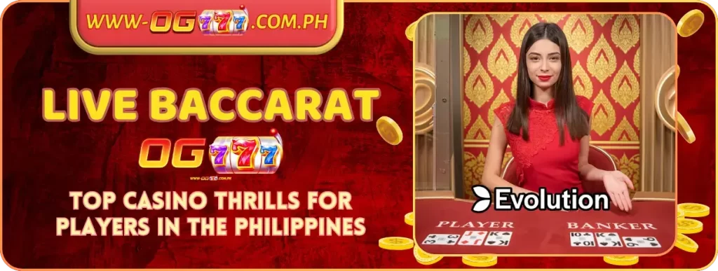 Play Live Baccarat on OG777 – Big Wins, Stunning Gameplay Await!