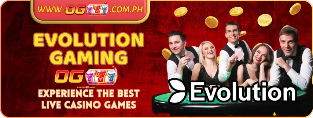 Experience the Best Live Casino Games by Evolution Gaming on OG777