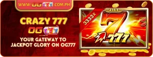 Crazy 777: A Classic Slot Experience from JILI on OG777 14 Win Big with Crazy 777 – Your Gateway to Jackpot Glory on OG777