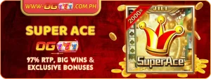 Super Ace – The Ultimate Slot Experience with 97% RTP at OG777 11 Super Ace Slot: 97% RTP, Big Wins and Exclusive Bonuses at OG777!